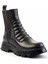 Siyah Leather Kadın Bot & Bootie K02180034103 3