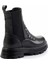 Siyah Leather Kadın Bot & Bootie K02180034103 4