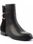 Siyah Siyah Süet Leather Kadın Bot & Bootie K02208021403 3