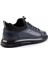 Lacivert Siyah Rugan Leather Erkek Casual Ayakkabı E01401081203 4