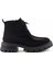 Siyah Süet Kadın Bot & Bootie K02429156102 2