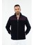 Erkek Anti-Pilling Tüylenme Yapmayan Soğuga Dayanıklı Tam Fermuarlı Dik Yaka sweatshirt Polar ceket 9744 1