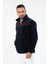 Erkek Anti-Pilling Tüylenme Yapmayan Soğuga Dayanıklı Tam Fermuarlı Dik Yaka sweatshirt Polar ceket 9744 2