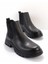 Siyah Floter Leather Erkek Bot & Bootie E02863152040 1