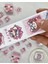 Sevi ml i Pembe Şapkalı Kız Tek Tek Çıkartmalı Washi Bant Sticker Çıkartma bullet Journal Defter 4