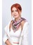 %100 Ipek Fular Bandana | 55X55 cm | Gül Kurusu Van Gogh Badem Ağacı | Nomads Felt 3