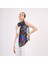 Saf Ipek Fular | 55X180 cm | Neon Baskılı | Nomads Felt 3