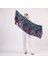 Saf Ipek Fular | 55X180 cm | Neon Baskılı | Nomads Felt 5