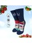 Tekli Unisex Yılbaşı Christmas Temalı Köpekli Kışlık Havlu Soket Yeni Yıl Çorapları 37-40 4