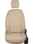 Fresh Start Mini Copper Contryman Uyumlu Lüks Deri Oto Koltuk Kılıfı Ön Arka Takım Set Giydirme Model Bej 5