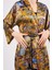 Nomads Felt Ipek Uzun Kimono Kaftan | Gold Desenli | Nomads Felt 1