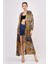 Nomads Felt Ipek Uzun Kimono Kaftan | Gold Desenli | Nomads Felt 2