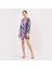 Saf Ipek Kısa Kimono Kaftan | Ikat Desen 1 | Nomads Felt 1