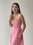 Pembe Calliope Kare Yaka Midi Boy Elbise -00037 2