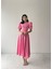 Viki Midi Boy Kloş Elbise PEMBE-4414 2