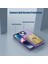 iPhone 14 Plus Card Serisi Için Drop Anti-Drop Kalınlaştırılmış Telefon Kılıf Tutucu Şeffaf Tpu Kapak Tespit Edici Mor (Yurt Dışından) 3