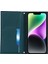 iPhone 14 Için Tam Koruma Eşkenar Dörtgen, Basılmış Telefon Kasası Stand Pu Deri Fermuar Cep Flip Cüzdan Kapağı Omuz Kayış Yeşili (Yurt Dışından) 2