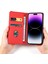 iPhone 14 Pro Max Stand Cüzdan Cilt Dostu Anti-Fall Pu Deri Cep Telefonu Kapak-Kırmızı Için Manyetik Telefon Kılıfı (Yurt Dışından) 4