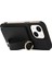 iPhone 14 Için Anti-Drop Kapağı Plus Kart Tutucu El Kayışı Deri+Tpu Telefon Kickstand Case Omuz Kayışı Black (Yurt Dışından) 3