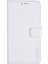 iPhone 14 Için Plus Crazy Horse Dokulu Telefon Kılıf Anti-Drop Telefon Kabuğu Pu Deri Manyetik Kapanma Flip Cüzdan Kapak Stand-White (Yurt Dışından) 1