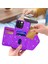 iPhone 14 Pro Maks Triangle Kart Tutucu Pu Deri+Tpu Telefon Kapağı Kickstand-Purple ile (Yurt Dışından) 2