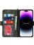 iPhone 14 Pro Max Anti-Cratch Telefon Kasası Retro Cüzdan Standı Manyetik Toka Damla Geçirmez Flip Deri Telefon Kapağı Kayış Yeşili ile (Yurt Dışından) 2