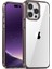 iPhone 14 Için Aurora Serisi Plus Crystal Clear Pc+Tpu Back Cover Airgag Airgag Anti-Drop Anti-Çizelge Anti-Çizelge Case-Coffee (Yurt Dışından) 1