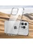 iPhone 14 Için Aurora Serisi Plus Crystal Clear Pc+Tpu Back Cover Airgag Airgag Anti-Drop Anti-Çizelge Anti-Çizelge Case-Coffee (Yurt Dışından) 5