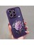 iPhone 14 Pro Max Gül Çiçek Deseni Glitter Kamera Yüzüğü Telefon Kılıfı Tpu Lens Film-Pink ile Kapak (Yurt Dışından) 2