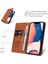 iPhone 14 Için Telefon Kapağı Artı Çizik Anti-Clatch Telefon Kasası Manyetik Otomatik Emici Pu Deri Flip Cüzdan Stant-Kahverengi (Yurt Dışından) 4