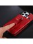 iPhone 14 Pro Max Için 6.7 Inç Kart Yuvası Kickstand Koruyucu Kapak Pu Deri Kaplamalı Tpu Telefon Kasası-Kırmızı (Yurt Dışından) 2