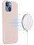 iPhone 14 Için Magsafe Şarj Telefon Kılıfı ile Uyumlu 6,7 Inç Uyumlu Yumuşak Şok Geçirmez Giyim Giyim Dayanıklı Silikon Kapak Pembe (Yurt Dışından) 2