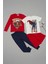 4'lü Süpermen Baskılı Tshirt Şort Pantolon Takım 2