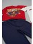 4'lü Süpermen Baskılı Tshirt Şort Pantolon Takım 5