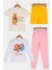 For You Kids 4'lü Winnie The Pooh Tshirt Şort Pantolon Takım 1