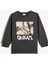 Sweatshirt Kaykay Baskılı Uzun Kollu Bisiklet Yaka Şardonlu 1