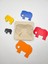 Montessori Katmanlı Puzzle, Tak-Çıkar, Eğitici Puzzle (Fil) 1