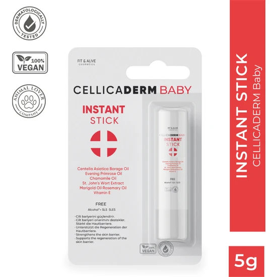 Fitalive Cellicaderm My Baby Instant Stick - Anlık Yatıştırıcı Doğal Stick