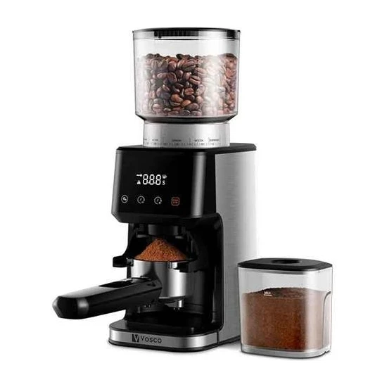 Vosco Digital Espresso Kahve Değirmeni ve Öğütücü