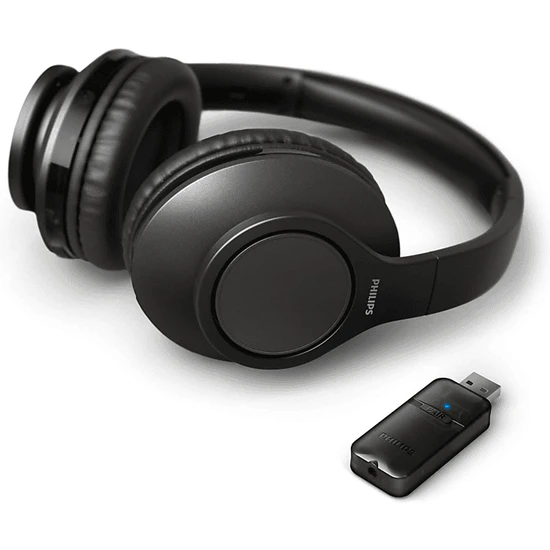 Philips TAH6206BK/00 Kablosuz Kulak Üstü Tv Kulaklığı Siyah