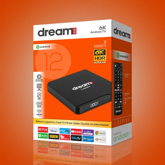 Dreamstar I1 Android Tv Box 2gb Ram 16GB Hafıza Android 12