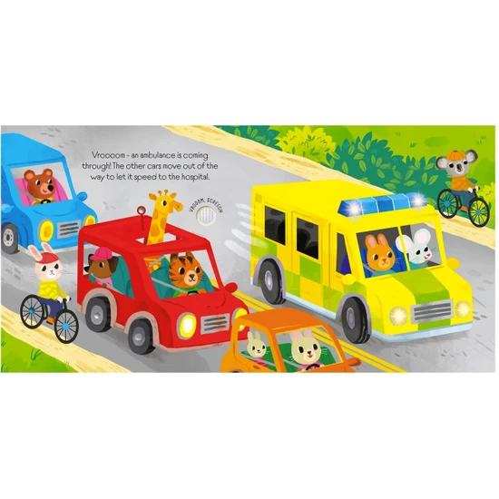Usborne   Lights And Sounds Emergency Vehicles