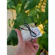 Verda Desing Yılbaşı Hediyesi Notlu Kutulu Beyaz Küçük Bubble El Yapımı Dekoratif Tasarım Mum