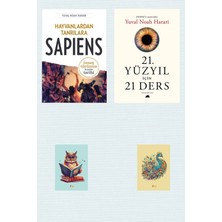 Hayvanlardan Tanrılara: Sapiens - 21. Yüzyıl İçin 21 Ders - Yuval Noah Harari - Not Defterli Seti