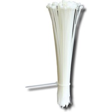 Tek-İş Plastik Kablo Bağı Klipsi Cırt Kelepçe 205 mm x 3.6 mm Beyaz 20 Adet