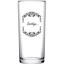 Paşabahçe Muhabbet İyi Dilek Rakı Bardağı 200 cc Rakı Kadehi Seti 4'lü
