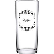 Paşabahçe Muhabbet İyi Dilek Rakı Bardağı 200 cc Rakı Kadehi Seti 4'lü