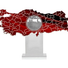 29 Ekim 100. Yıl Gümüş Hatıra Para 2023 - Haritalı Set