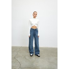 Vatkalı Super Wide Leg Jean