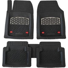 Sare Tuning  Dacia Duster 2 Wd (4x2) 2023 Sonrası 3D Bagaj Havuzu ve Krom Karbon Paspas